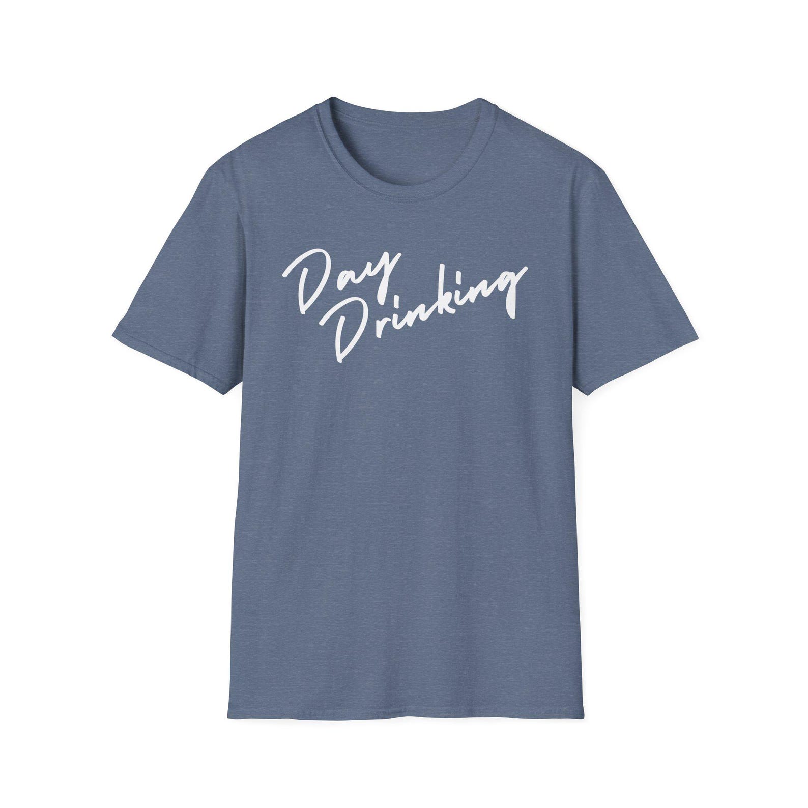 Day Drinking Minimalist Weekend Softstyle Unisex T-Shirt 3XL