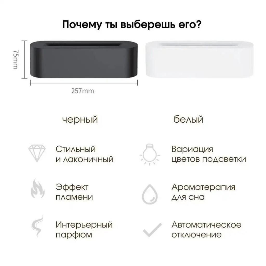 Xiaomi Aromatherapy ultrasonic aromatherapy fireplace, black