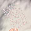 Fairy Flower Nail Stickers Flower Manicure Stickers Floral Pattern Self Adhesive Nail Supplies for Women Manicure Decoration