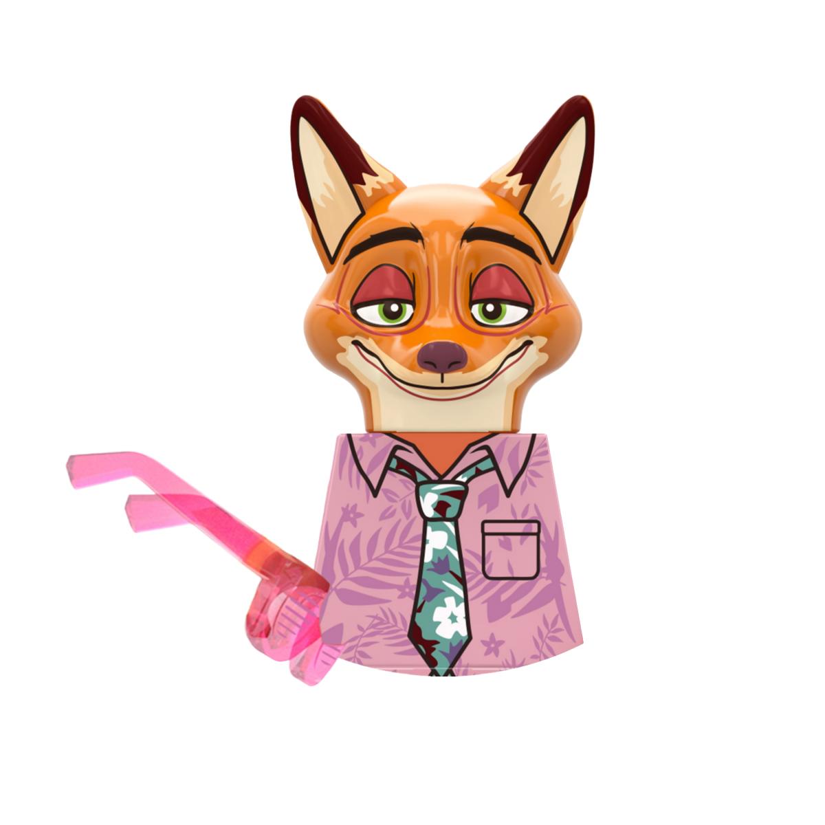 Disney Zootopia Figure Set Judy Nick Clawhauser PVC Collection Desktop Decor Gift Set All Character Collection with Clawhauser A