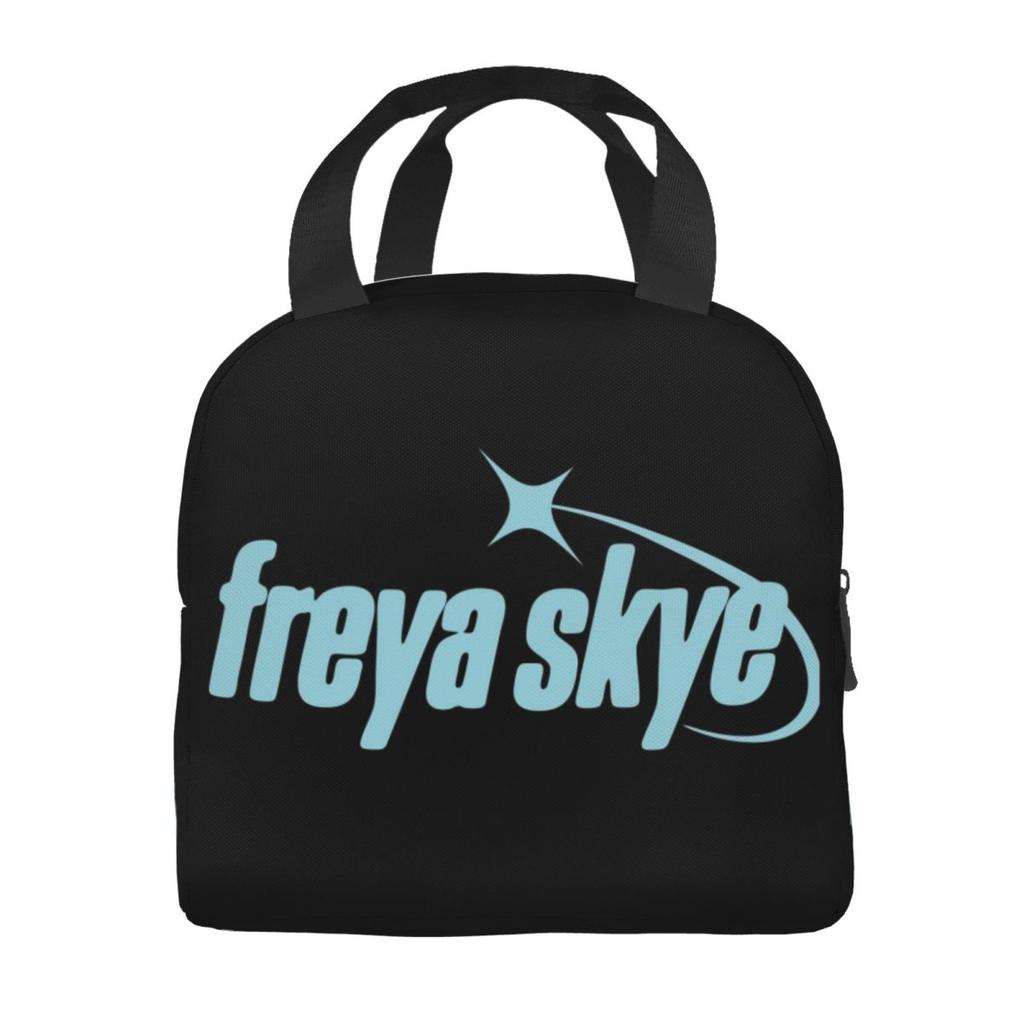 Freya Skye Singer Merch Insulated Lunch Bag For Office Food Container Leakproof Cooler Thermal Bento Box