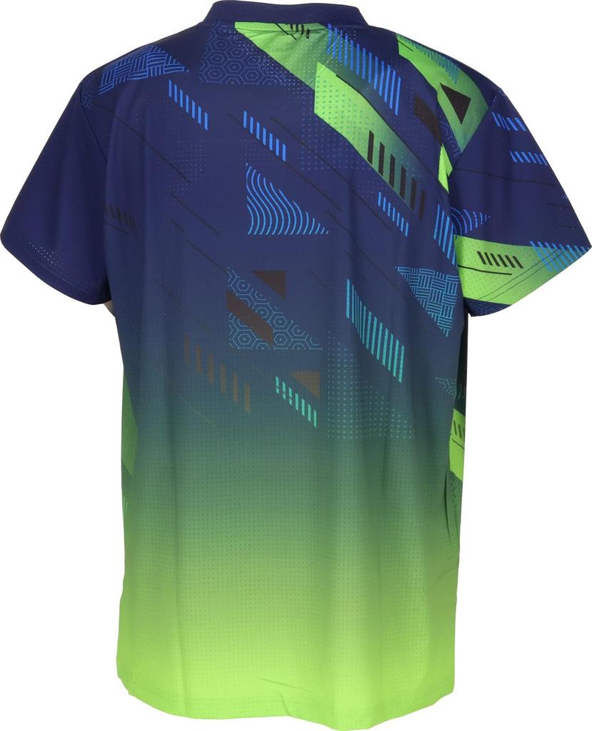 JUIC Galaxy-J Table Tennis Game Shirt, Officially Approved by the Japan Table Tennis Association (J.T.T.A.), Unisex, Navy Green (NG), Size L (5659)