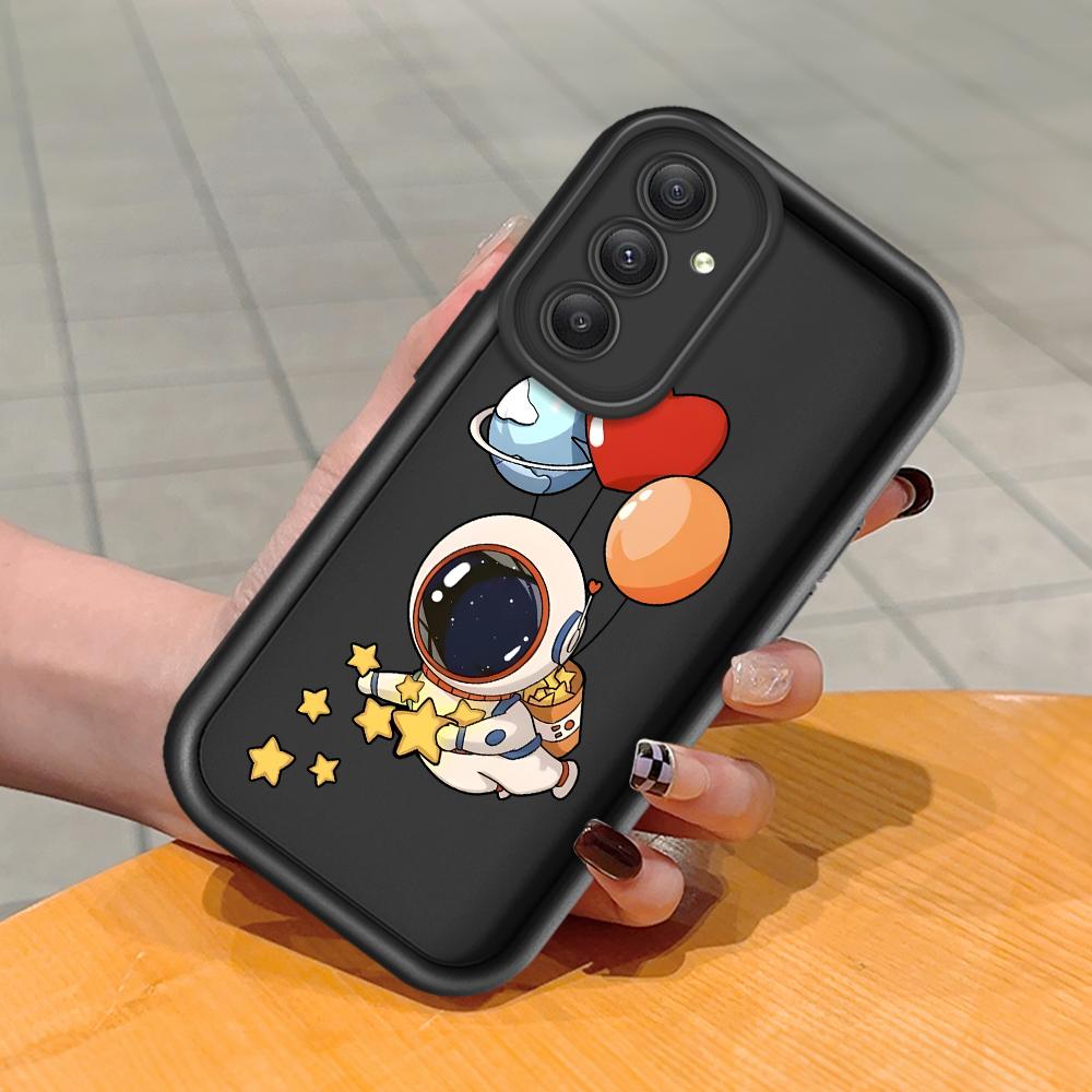 Soft Silicone Square Ladders Cartoon Pattern Full Cover Camera Protection Shockproof Case for Huawei Honor Xiaomi Redmi Samsung