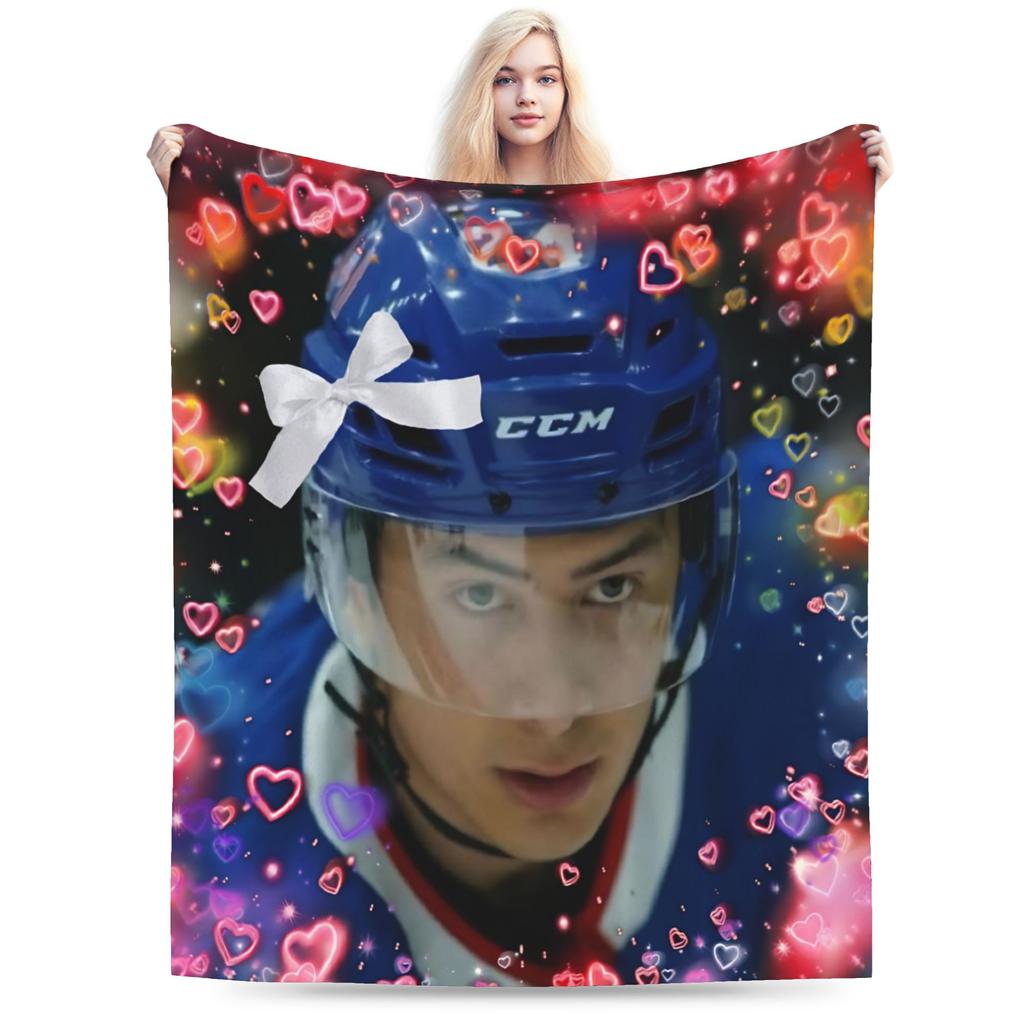 Comfortable Heated Rivalry Hollanov Sports Drama Shane Hollander Ilya Rozanov Blanket Blanket Throw Warm Flannel for Travel