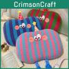 Cartoon Foam Memory Cushion Pillow With Plush Cover For Office Car Decor