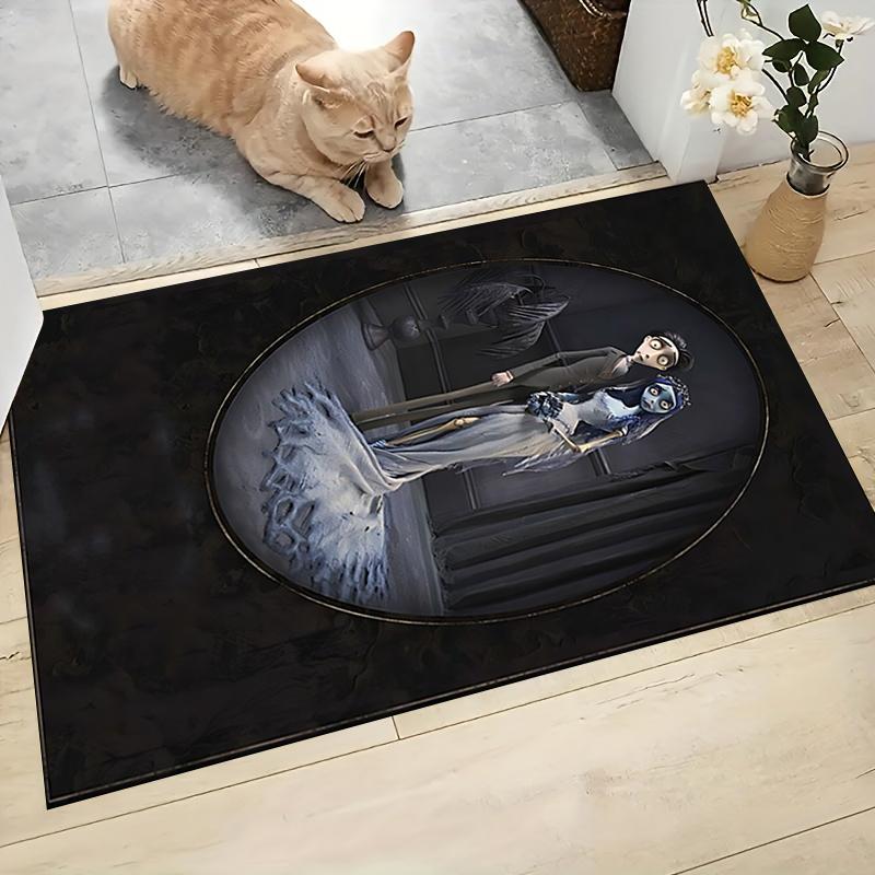 1Pc Ghostly Bride Butterflies Carpet Rug Customizable Soft Washable Antislip Home Living Room Sofa Mats Personalized Rug 0917156