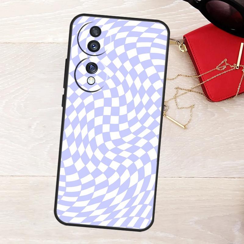 Crazy Checkered Case For Honor Magic 8 5 6 7 Lite X9a X9b X9c X9d X8b X8c Win RT 50 70 90 200 400 Pro Cover