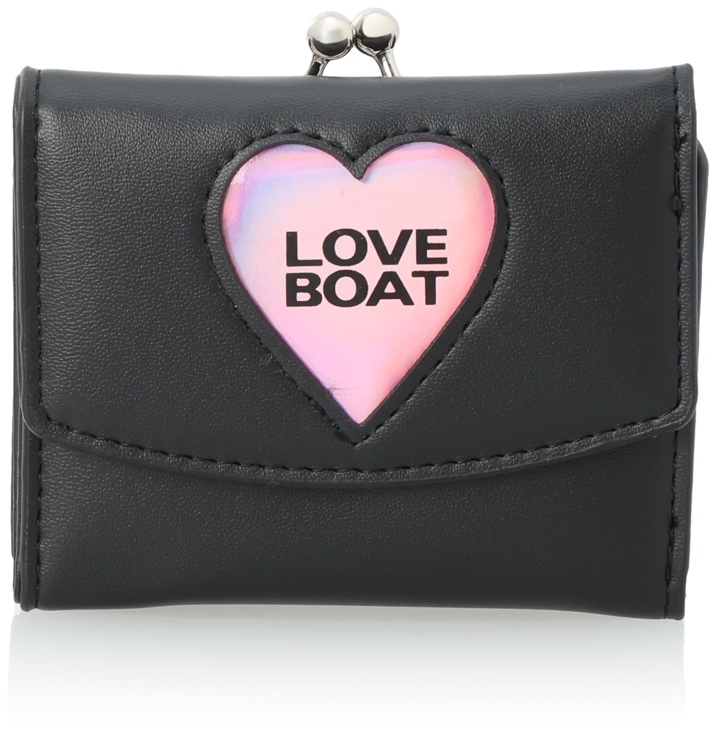 

Trifold Wallet Wallet Black [Love Boat] Women s чорний
