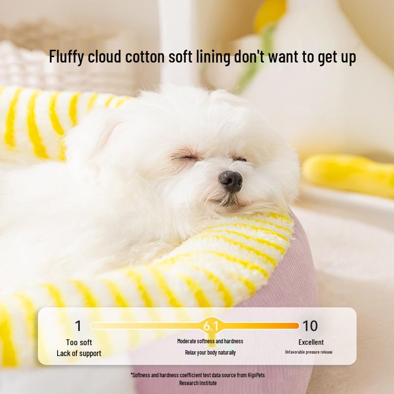 Winter Warm Dog Bed & Cat Sleeping Mat - Thickened Open Style Pet Nest