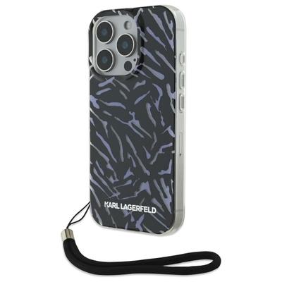 Etui Do iPhone 16 Pro Max Karl Lagerfeld Zebra Z Sznurkiem