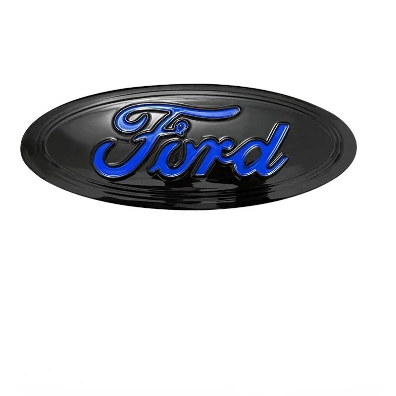 Autoaufkleber Ford 2025 Heißes Auto-Emblem für Ford Focus Edge Explorer Escape Escape ST Kuga Mondeo Taurus Äquator Lenkradaufkleber