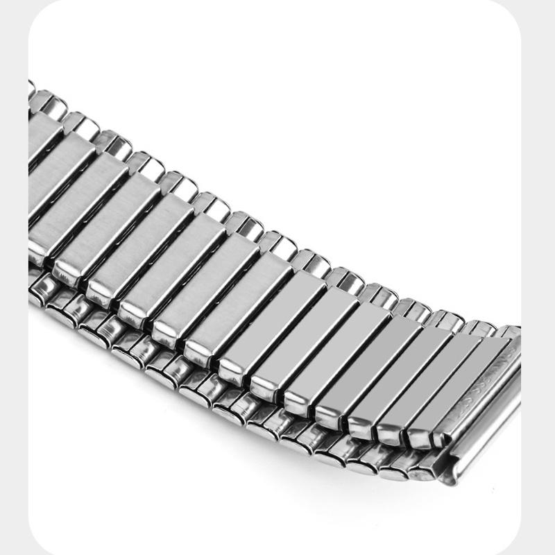 Polert Elastisk Rustfritt Stål Rem for Apple Watch Bånd 49mm 45mm 44mm 40mm 41mm 38/42mm for Iwatch 8 7 SE 6 5 4 Armbånd
