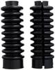 Kijima Easy-On Front Fork Boots, 250mm, 41mm Top/68mm Bottom, for Honda Softail ('84-'14), Black, HD-03221