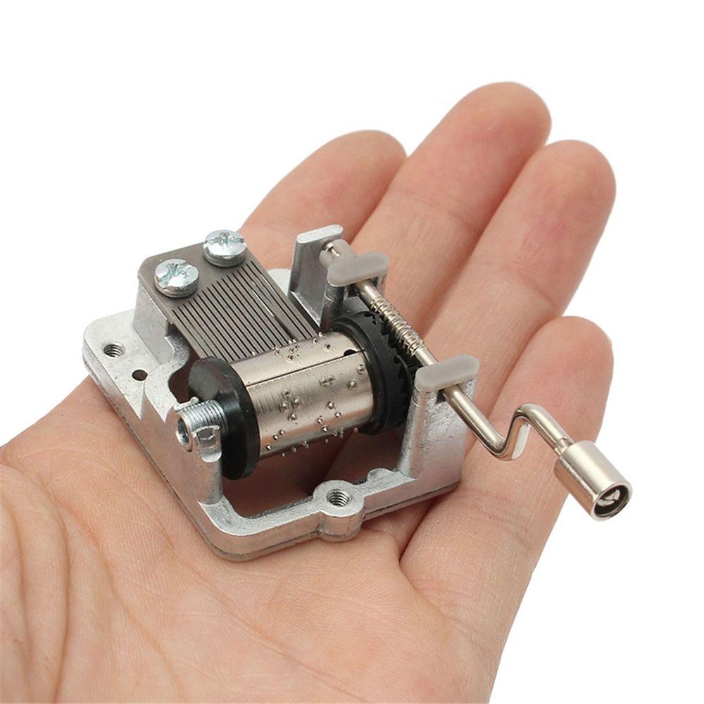 Favor Kids Craft Birthday Xmas Gift Hand Cranked Music Box Christmas Song Decor Collectibles