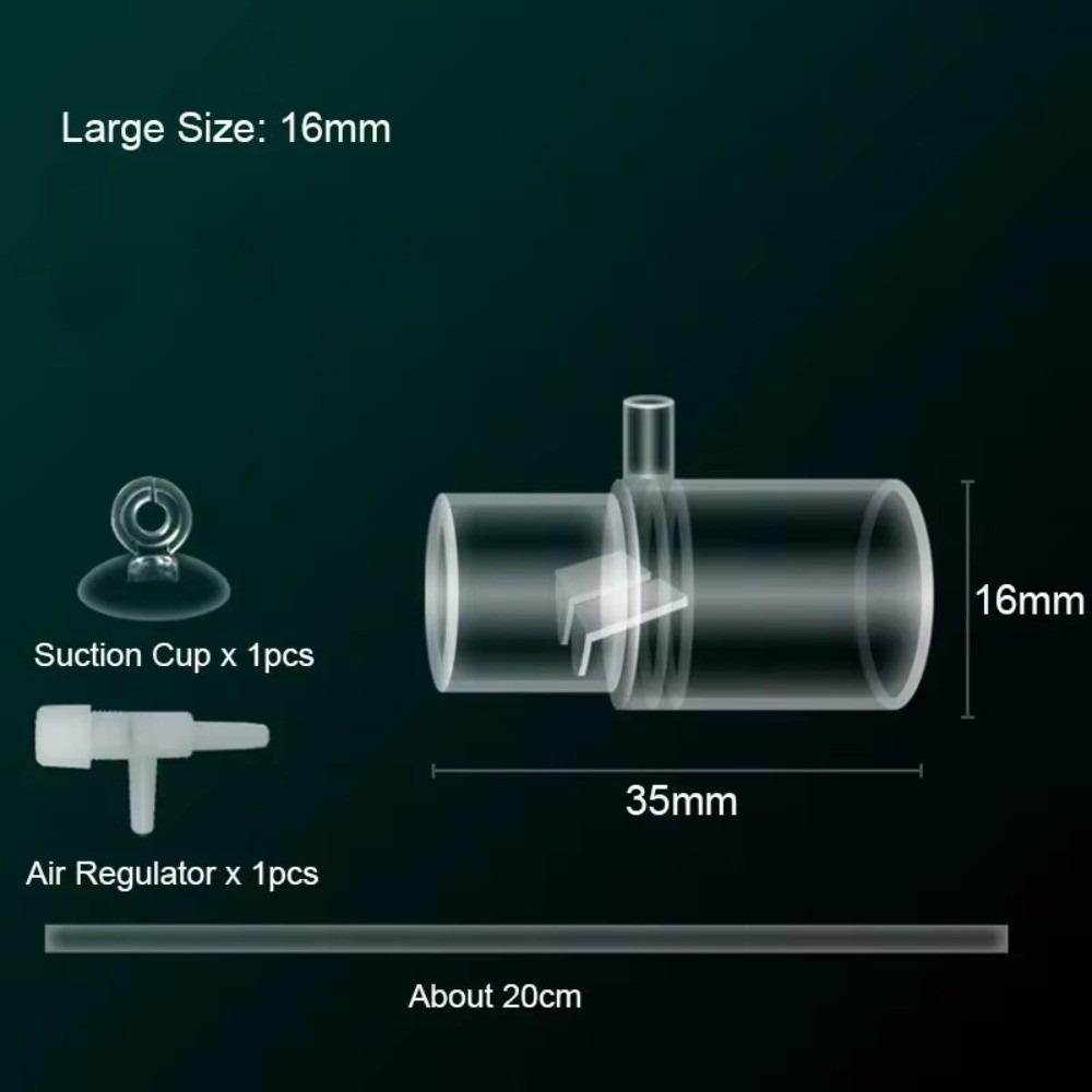 

Acrylic Fish Tank Oxygenation Outlet Filter Non-electric Oxygen Pump Aquarium Accessories Fish Tank Water Pump Filters Clear