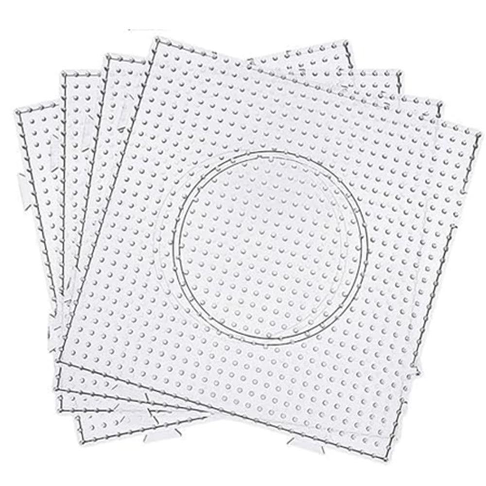 4Pcs High Temperature Resistance Melting Beads Pegboards DIY 2.6mm Hama Beads template  Kids Craft