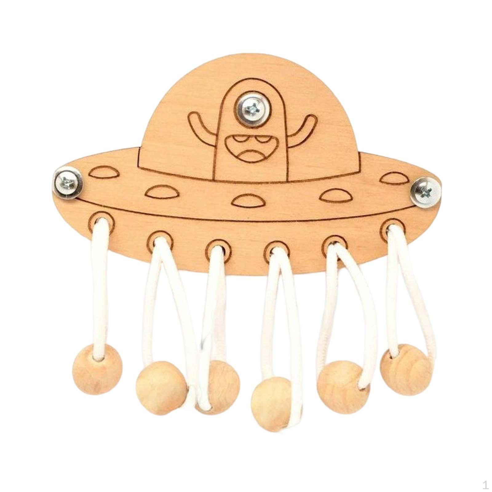 Интерактивная деревянная развивающая доска для детей - Развивает мелкую моторику и когнитивные способности Bead