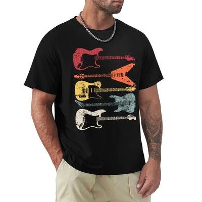 Funny Vintage Retro Bass Guitar T Shirt Bassist Player Graphic Cotton Streetwear Short Sleeve Birthday Gift Summer Style T-shirt