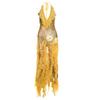 Vestido halter con cuello halter, sexy, con peplum y especias para las fiestas de verano para mujer