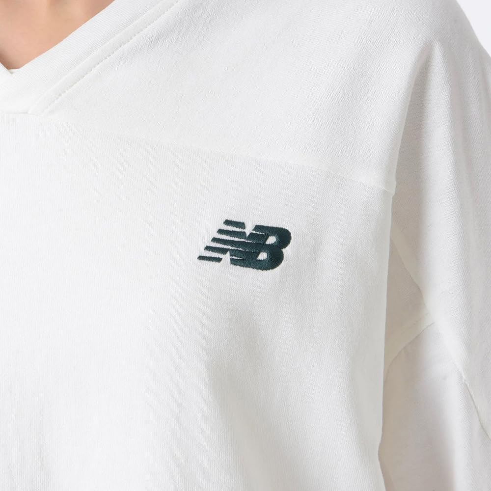 Short Sleeve Greatest Hits Football SST [New Balance] Women's T-Shirt Sportswear's T-Shirt (WT41512) (Sea Salt)
