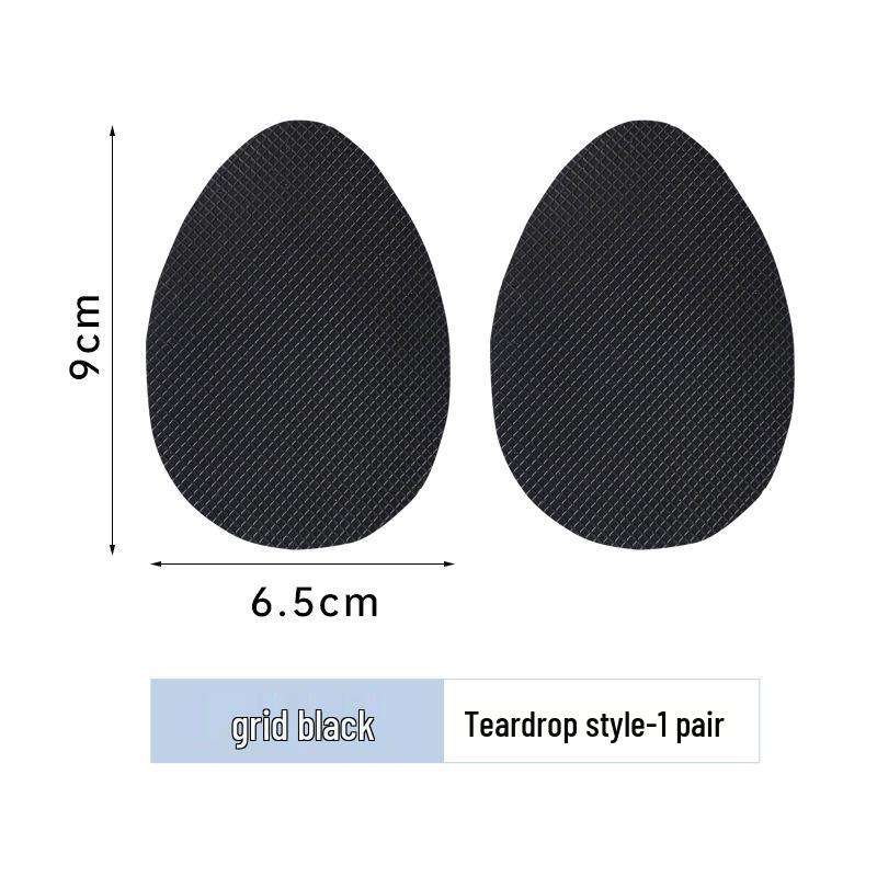 Water Ripple Non-Slip Silicone Heel Stickers