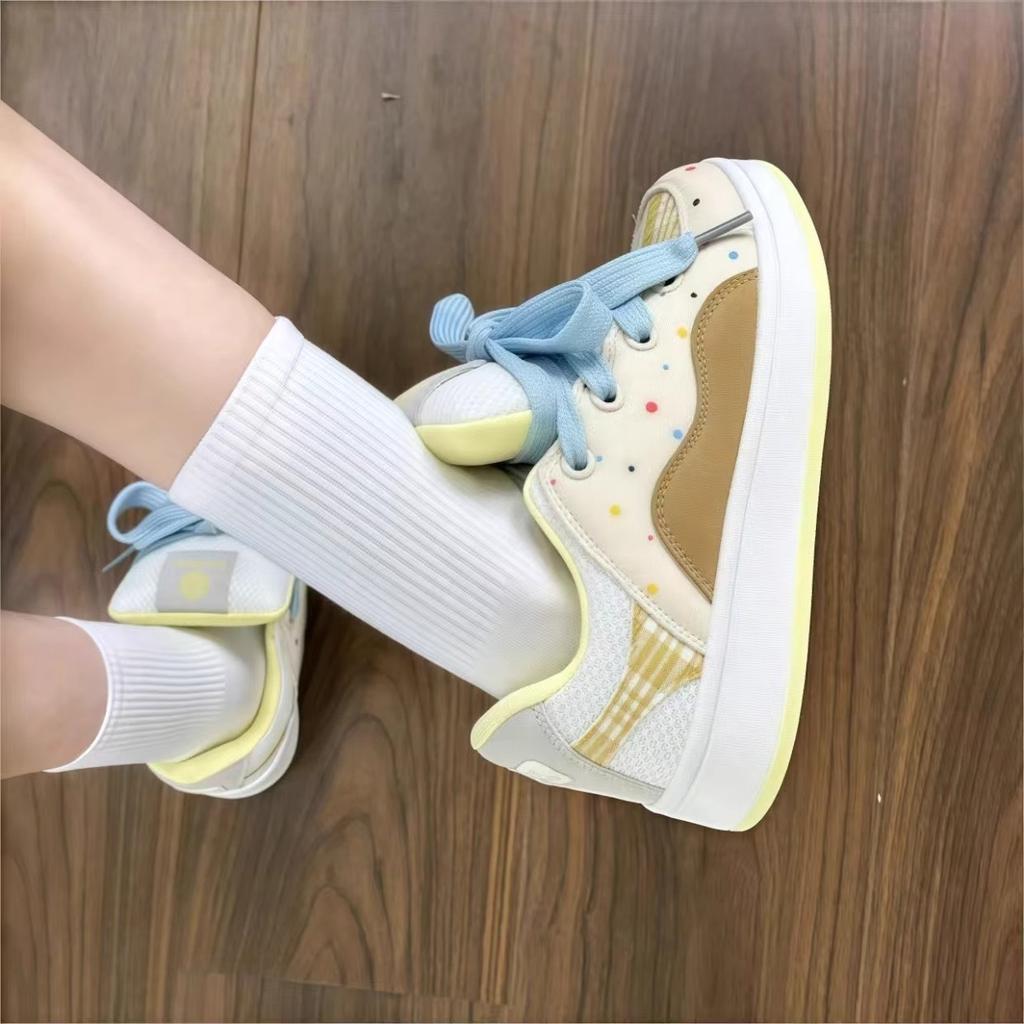 Design Board Shoes Women's Tide Spring New Niche Versatile Casual Thick-soled Heightening Bread Shoes