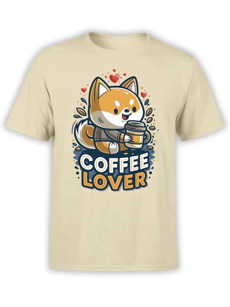 Coffee Lover Shiba Inu TShirt Unisex S