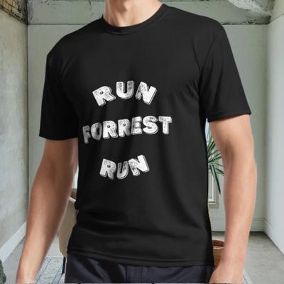 New Run Forrest Run - Forr Active Logo Men's Black T Shirt Funny Size S To 5XL