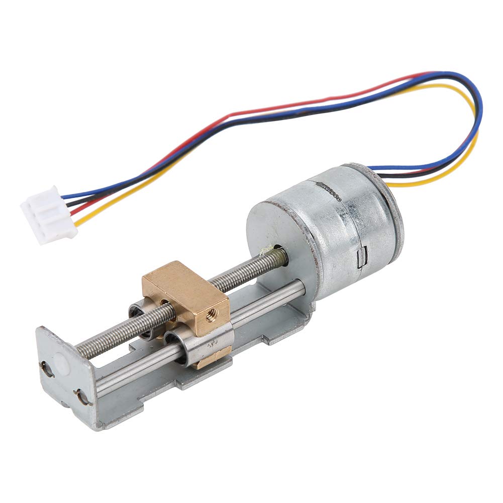 Mini Linear Stage Actuator, Small Slide Rail Screw Stepper Motor, Stepper Motor with Planetary Reducer for Measuring Equipment, Printers
