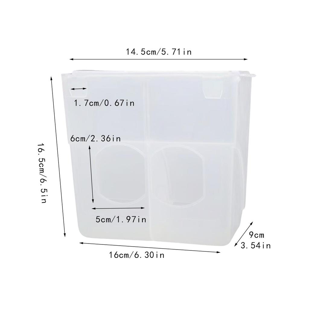 Automatic Bird Feeder Slot Feeder for Cage Bowl Supplies Hanging Parrot Feeder Cage Accessories for Finch Small Medium Birds