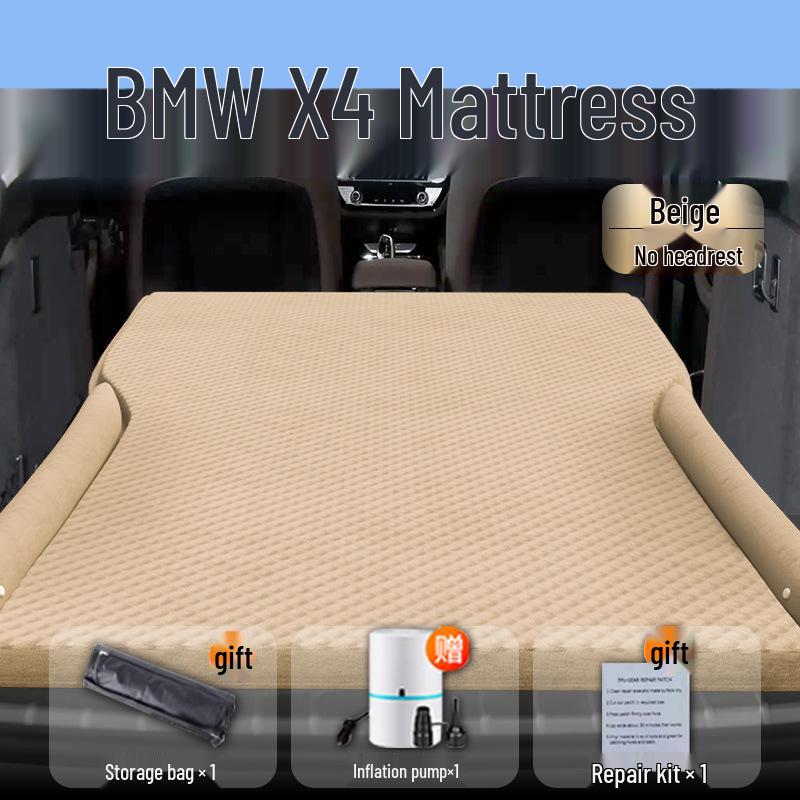BMW X4 Trunk Air Mattress: Inflatable Car Bed for Rear Sleeping