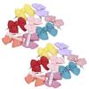 16pcs Pet Hair Bow Cute Pet Hair Bowknot Grooming Accessories with Plastic Clip for Dogs Cats