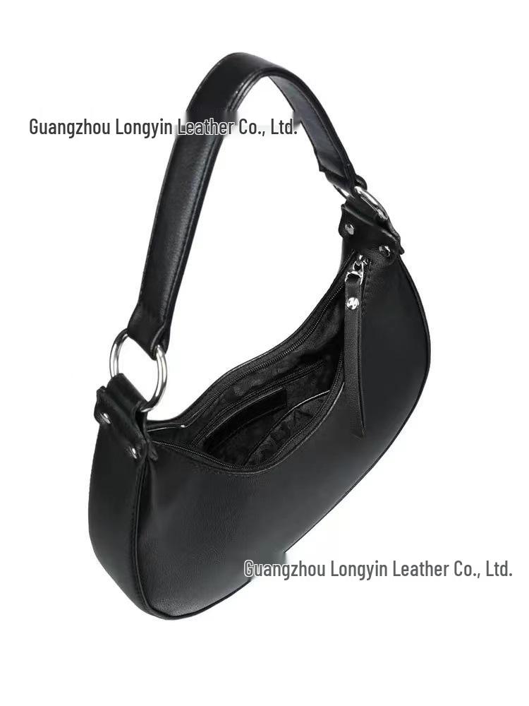 2025 Trend: Women's Crossbody Half-Moon Handbag - Fashionable, Light Luxury, High-End, Large Capacity Shoulder Bag