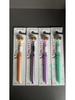 Three-Sided U-Shaped Toothbrush with Soft Bristles & Tongue Scraper, Macaron Colors.