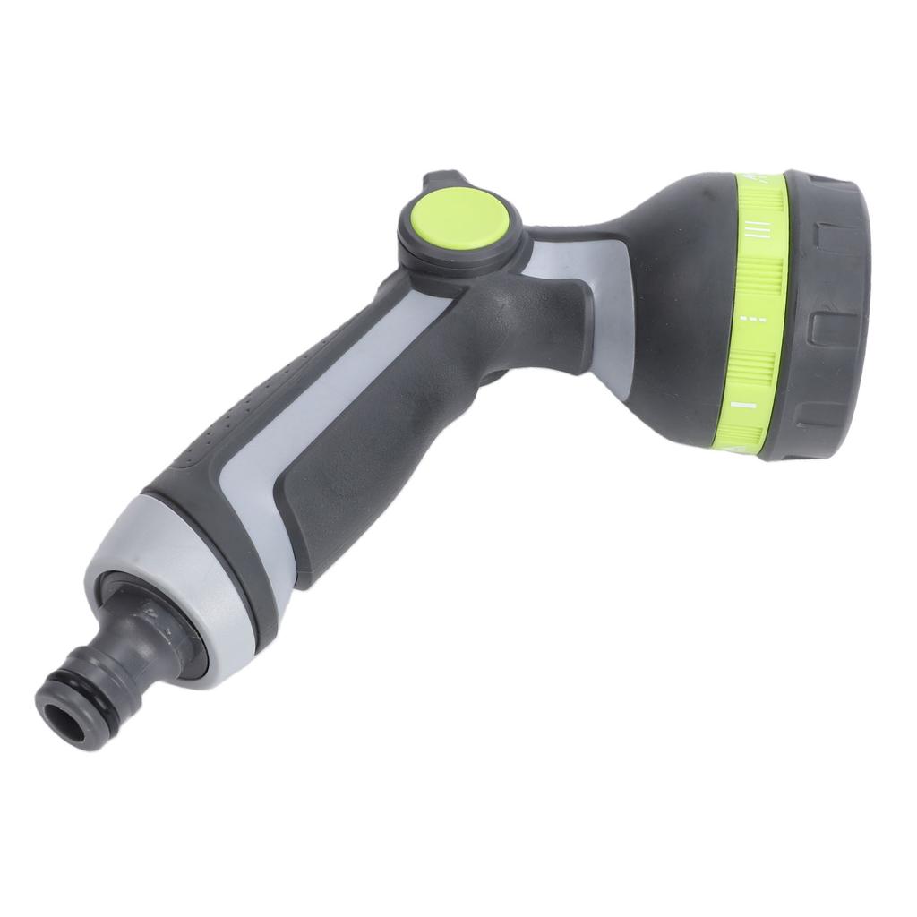Garden Hose Nozzle Sprayer Lightweight Multifunctional High Pressure with Thumb Control for Car Washing Gray