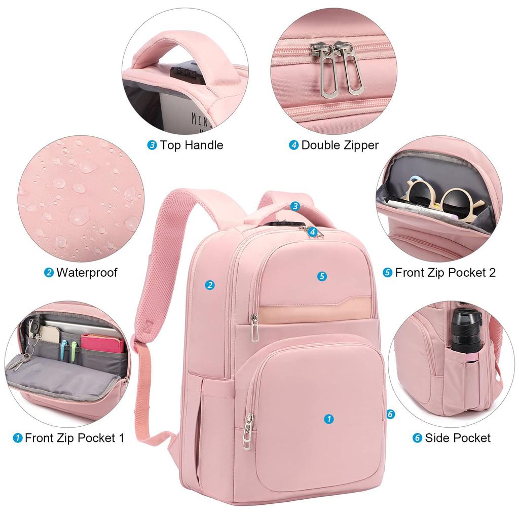 2024 schoolbag for women, ins style, Korean version, junior high school and high school student backpack, new trendy backpack for women