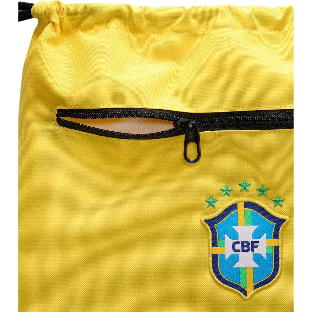Nike 026/27 Season Brazil Team Academy Lightweight Simple Polyester Backpack Unisex Backpack Canary-Yellow Professional-Green IQ6747-724