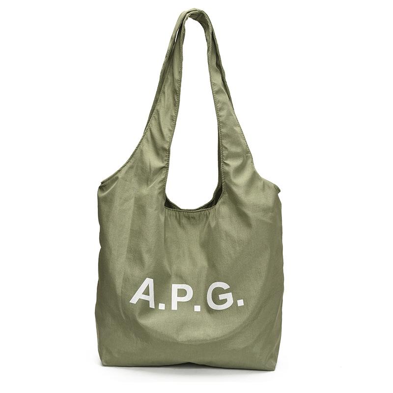 Niche Design Letter Print Canvas Bag Women's Daily Commute Large Capacity Fashion Shoulder Bag Hand Bag