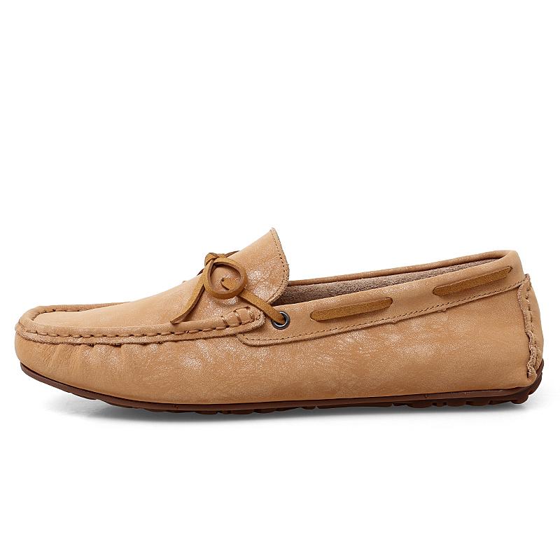 Man Shoe 2024 Leisure Walk Loafers Shoes Men Classic Brand High Quality Leather Comfy Drive Boat Shoes Comfortable Handmade Soft