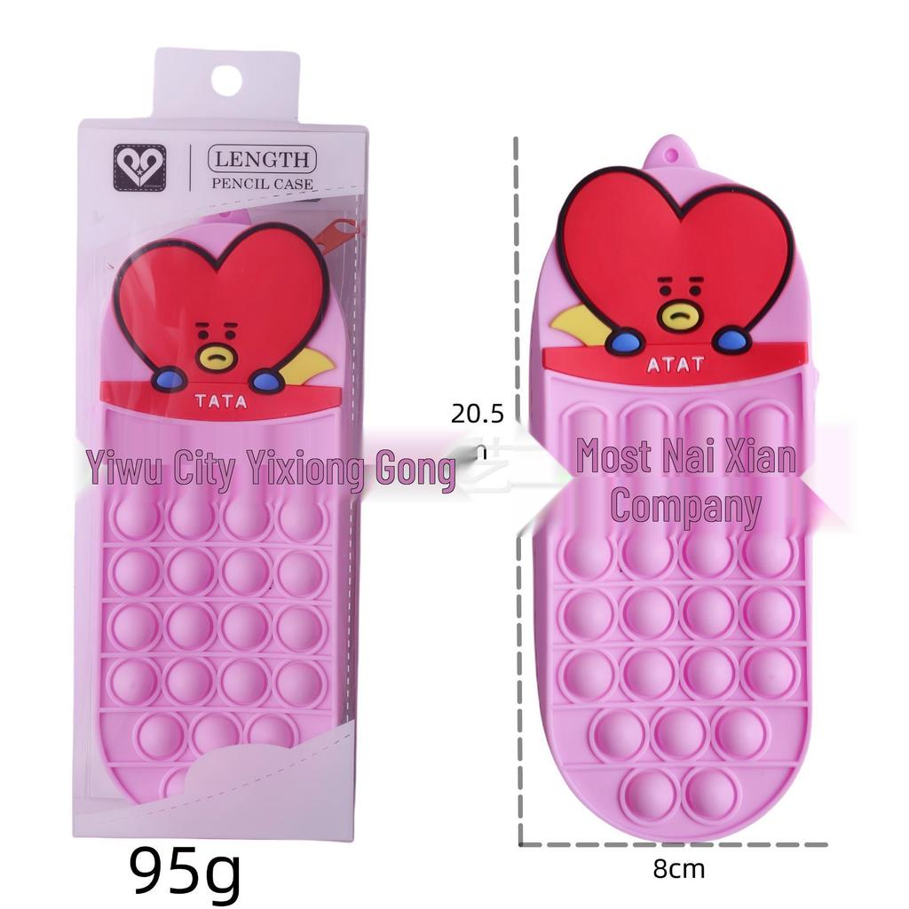Creative Large Capacity Waterproof Silicone Pencil Case and Stationery Organizer