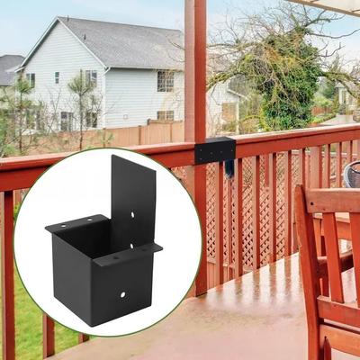 1pcs Pergola Bracket Wall Mount Set Replacement Pavilion Column Connector With Screws Galvanized Steel Bracket Hardeware Kit