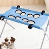 Bathing Restraint Stand Foldable Quick Draining Grooming Station for Pet Owners