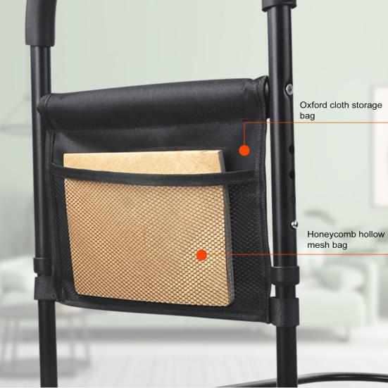 Elderly Adults Safety Bed Rail with Motion Sensor LED Light Seniors Assist Support Grab Bar Bedside Handrail Height Adjustable Bed Side Railing Cane