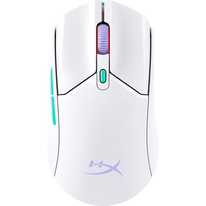 Souris Gaming Sans Fil - HyperX Pulsefire Haste 2 Core - Pour PC - Blanc
