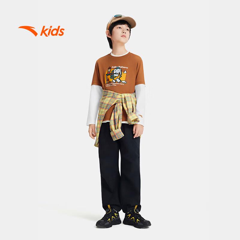 Anta Kids Unisex Knit Long-Sleeve T-shirt A72536402