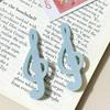 5Pcs Y2K Vintage Music Symbol Hair Clips Retro Side Bang Clip Sweet Cute Hairpin Fashion Aesthetic Hair Accessories