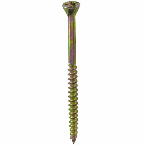 DAIDOHANT Chromate Mini Screws, Flexible Head, 2.4mm Nominal Diameter X 32mm Length X 4.0mm Head Diameter, Steel (Pack of 80) 10173959
