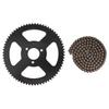 25H Chain 144 Links Sprocket 2 Stroke Shaft for Electric Mini Moto Pocket Bike ATV Quad Accessory
