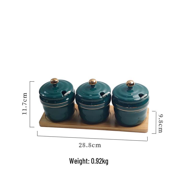 LISM Creative Ceramic Seasoning Jar Set