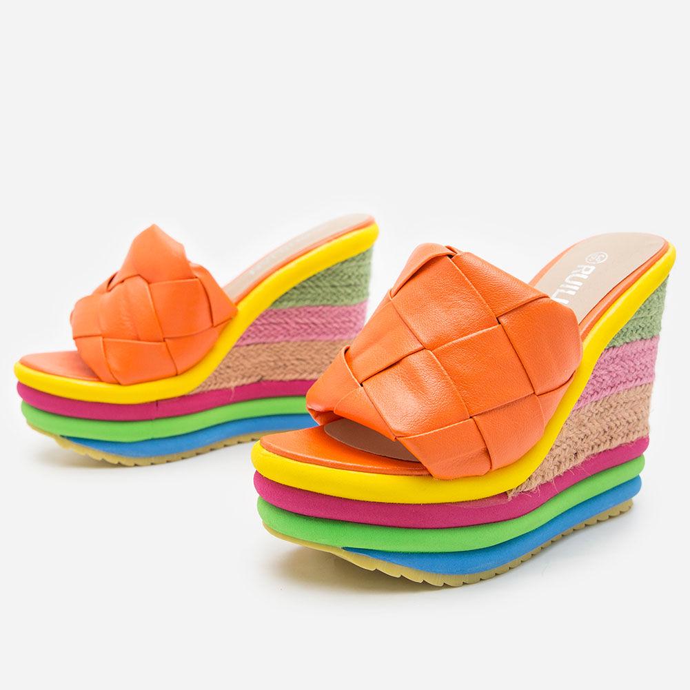 Feilongzaitianba Slip On Shoes Platform Women Wedges High Heels Casual Platform Wedge High Heel Shoes Plus Size Feilongzaitianba Slip On Shoes Platform Women Wedges High Heels Casual Platform Wedge High Heel Shoes Plus Size